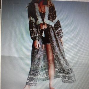 Three Birds Nest Kimono duster